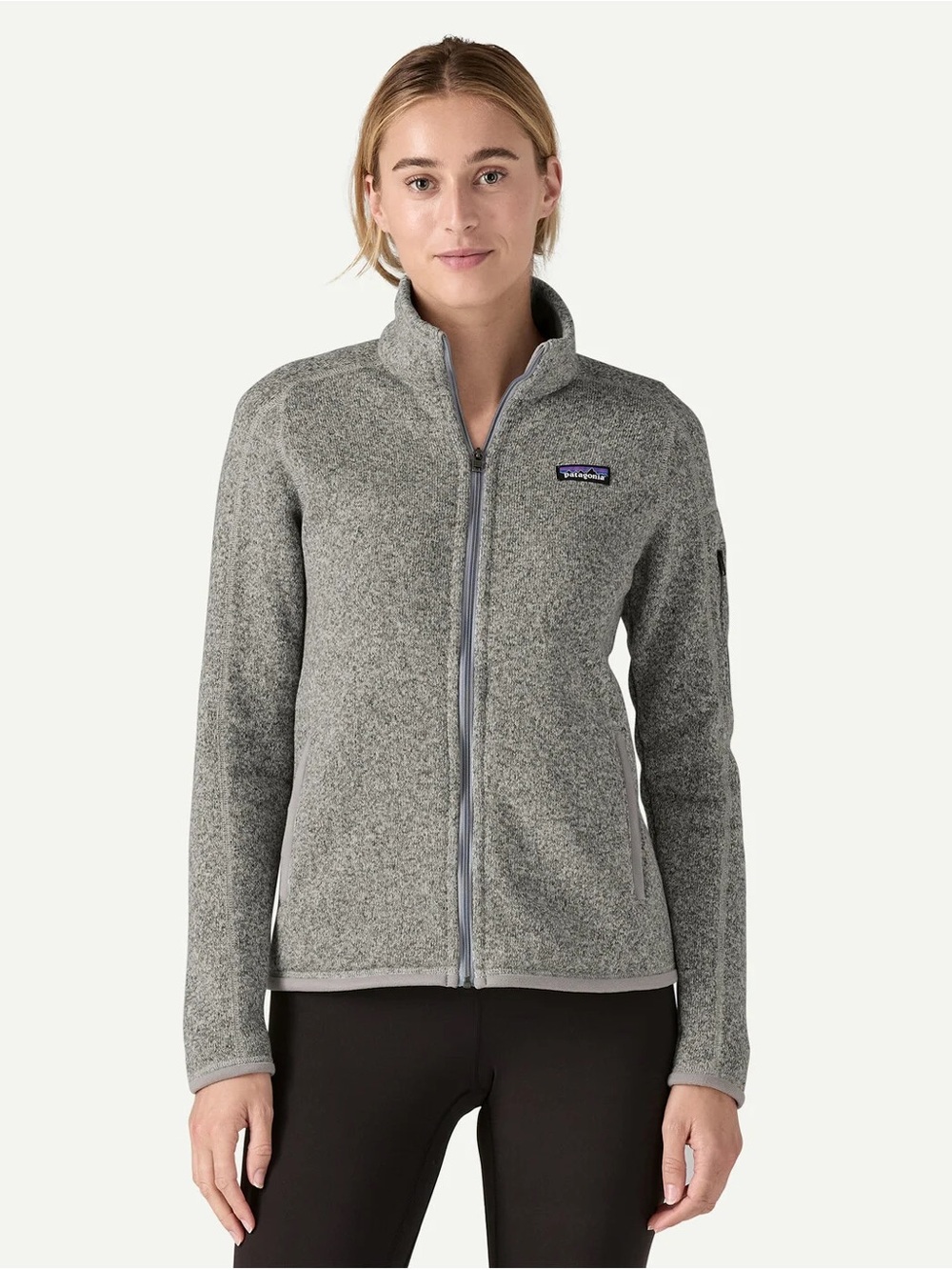 Patagonia Heather Gray Women’s Better Sweater Jacket in Birch White